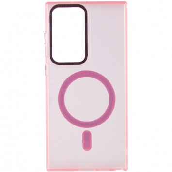 Чохол TPU Lyon frosted with MagSafe для Samsung Galaxy S22 Ultra, Pink - Samsung Galaxy S22 Ultra - зображення 1 