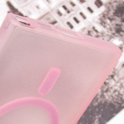 Чохол TPU Lyon frosted with MagSafe для Samsung Galaxy S22 Ultra, Pink