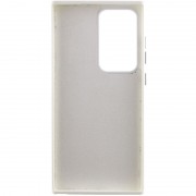 Шкіряний чохол Bonbon Leather Metal Style для Samsung Galaxy S22 Ultra, Білий / White