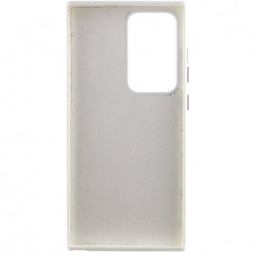 Кожаный чехол Bonbon Leather Metal Style для Samsung Galaxy S22 Ultra, Белый / White - Samsung Galaxy S22 Ultra - изображение 2