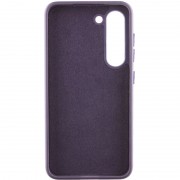 Кожаный чехол Bonbon Leather Metal Style для Samsung Galaxy S22+, Фиолетовый / Dark Purple