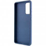 TPU чехол Bonbon Metal Style with MagSafe для Samsung Galaxy S22, Синий / Cosmos Blue