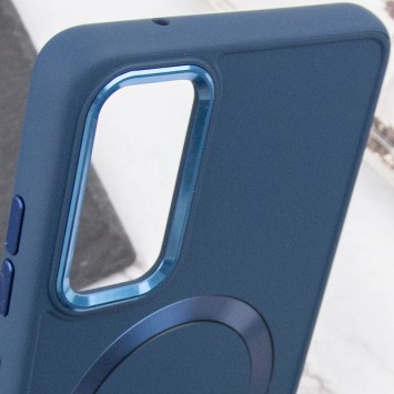 TPU чехол Bonbon Metal Style with MagSafe для Samsung Galaxy S22, Синий / Cosmos Blue - Samsung Galaxy S22 - изображение 4