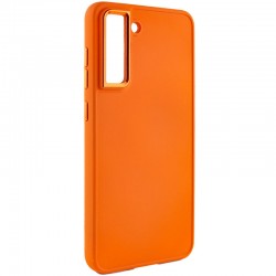 TPU чехол Bonbon Metal Style для Samsung Galaxy S23, Оранжевый / Papaya