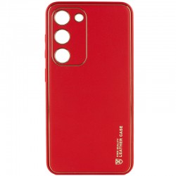 Кожаный чехол Xshield для Samsung Galaxy S23, Красный / Red