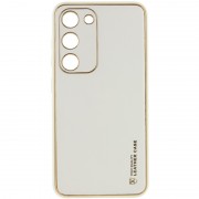 Кожаный чехол Xshield для Samsung Galaxy S23, Белый / White
