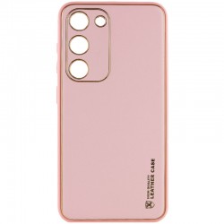 Кожаный чехол Xshield для Samsung Galaxy S23, Розовый / Pink