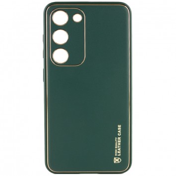 Шкіряний чохол Xshield для Samsung Galaxy S23, Зелений / Army Green