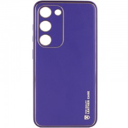 Кожаный чехол Xshield для Samsung Galaxy S23, Фиолетовый / Ultra Violet