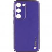Кожаный чехол Xshield для Samsung Galaxy S23 FE, Фиолетовый / Ultra Violet
