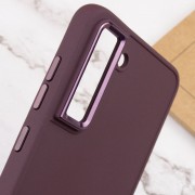TPU чехол Bonbon Metal Style для Samsung Galaxy S23, Бордовый / Plum