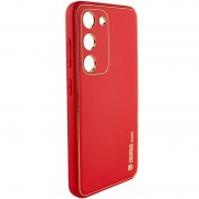 Шкіряний чохол Xshield для Samsung Galaxy S23, Червоний / Red