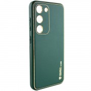 Кожаный чехол Xshield для Samsung Galaxy S23, Зеленый / Army Green