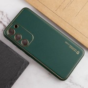 Шкіряний чохол Xshield для Samsung Galaxy S23, Зелений / Army Green