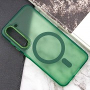 Чохол TPU Lyon frosted with MagSafe для Samsung Galaxy S23, Green