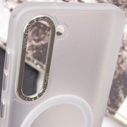 Чехол TPU Lyon frosted with MagSafe для Samsung Galaxy S23, White