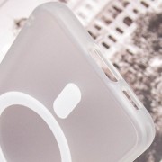 Чехол TPU Lyon frosted with MagSafe для Samsung Galaxy S23, White