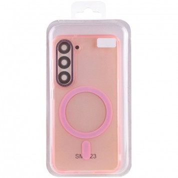 Чехол TPU Lyon frosted with MagSafe для Samsung Galaxy S23, Pink - Samsung - изображение 4