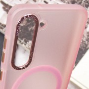 Чехол TPU Lyon frosted with MagSafe для Samsung Galaxy S23, Pink