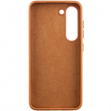 Кожаный чехол Bonbon Leather Metal Style для Samsung Galaxy S23, Коричневый / Brown - Samsung - изображение 2