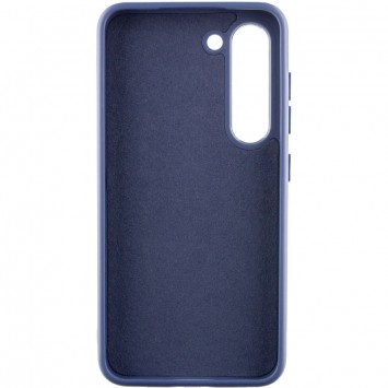Кожаный чехол Bonbon Leather Metal Style для Samsung Galaxy S23, Синий / Navy blue - Samsung - изображение 2