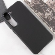 Кожаный чехол Bonbon Leather Metal Style для Samsung Galaxy S23, Черный / Black