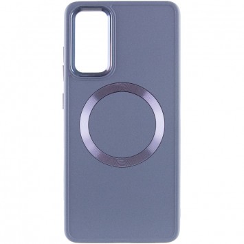 TPU чохол Bonbon Metal Style with MagSafe для Samsung Galaxy S23, Сірий / Lavender - Samsung - зображення 1 