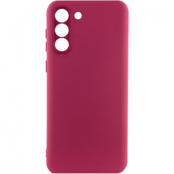 Чехол Silicone Cover Lakshmi Full Camera (A) для Samsung Galaxy S23+, Бордовый / Marsala