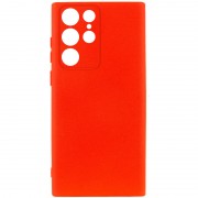 Чехол Silicone Cover Lakshmi Full Camera (A) для Samsung Galaxy S23 Ultra, Красный / Red