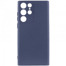 Чехол Silicone Cover Lakshmi Full Camera (A) для Samsung Galaxy S23 Ultra, Синий / Midnight Blue