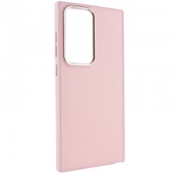 TPU чехол Bonbon Metal Style для Samsung Galaxy S23 Ultra, Розовый / Light pink
