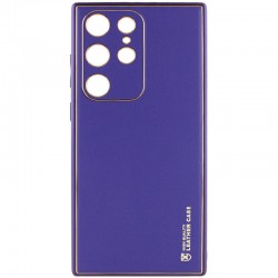 Кожаный чехол Xshield для Samsung Galaxy S23 Ultra, Фиолетовый / Ultra Violet