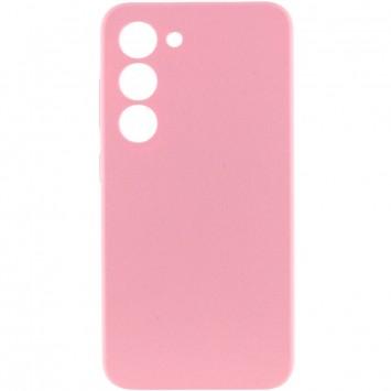 Чехол Silicone Cover Lakshmi Full Camera (AAA) для Samsung Galaxy S23+, Розовый / Light pink