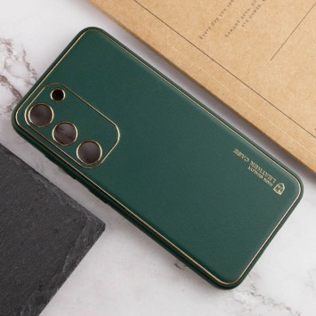 Шкіряний чохол Xshield для Samsung Galaxy S23+, Зелений / Army Green - Samsung Galaxy S23+ - зображення 3 