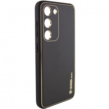Кожаный чехол Xshield для Samsung Galaxy S23+, Черный / Black - Samsung Galaxy S23+ - изображение 1