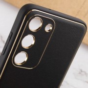 Кожаный чехол Xshield для Samsung Galaxy S23+, Черный / Black