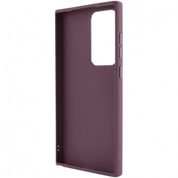 TPU чехол Bonbon Metal Style для Samsung Galaxy S23 Ultra, Бордовый / Plum - Samsung - изображение 2