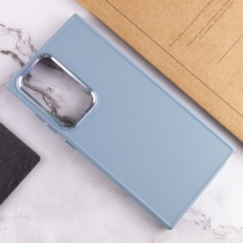 TPU чохол Bonbon Metal Style для Samsung Galaxy S23 Ultra, Блакитний / Mist blue - Samsung - зображення 3 