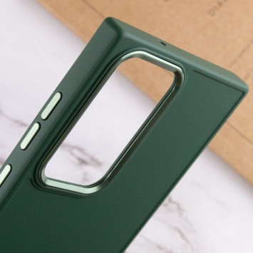 TPU чехол Bonbon Metal Style для Samsung Galaxy S23 Ultra, Зеленый / Army green - Samsung - изображение 4