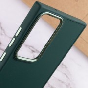 TPU чохол Bonbon Metal Style для Samsung Galaxy S23 Ultra, Зелений / Pine green