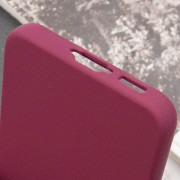 Чехол Silicone Cover Lakshmi Full Camera (AAA) для Samsung Galaxy S23+, Бордовый / Plum