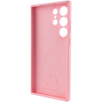 Чехол Silicone Cover Lakshmi Full Camera (AAA) для Samsung Galaxy S23 Ultra, Розовый / Light pink - изображение 3