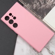Чохол Silicone Cover Lakshmi Full Camera (AAA) для Samsung Galaxy S23 Ultra, Рожевий / Light pink