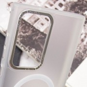 Чехол TPU Lyon frosted with MagSafe для Samsung Galaxy S23 Ultra, White