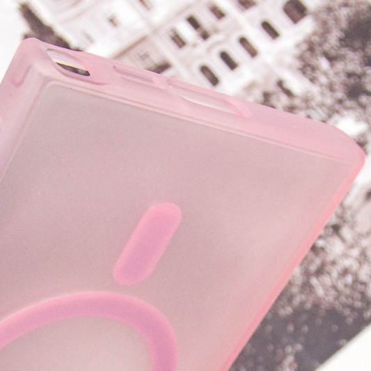 Чохол TPU Lyon frosted with MagSafe для Samsung Galaxy S23 Ultra, Pink - зображення 6 