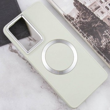 TPU чехол Bonbon Metal Style with MagSafe для Samsung Galaxy S23 Ultra, Белый / White - Samsung - изображение 3