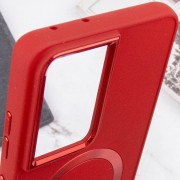 TPU чехол Bonbon Metal Style with MagSafe для Samsung Galaxy S23 Ultra, Красный / Red