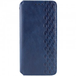 Кожаный чехол книжка GETMAN Cubic (PU) для Samsung Galaxy A14 4G/5G, Синий