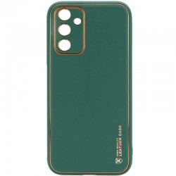 Кожаный чехол Xshield для Samsung Galaxy A14 4G/5G, Зеленый / Army green