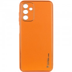 Кожаный чехол Xshield для Samsung Galaxy A14 4G/5G, Оранжевый / Apricot